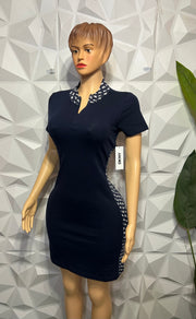logo navy Dress