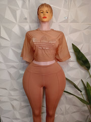 Rust leggings set