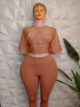 Rust leggings set