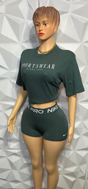 Green bike set