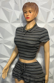 Flirty chill skirt set