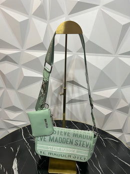 Green monogram crossbody bag