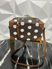 Polka dot cross body