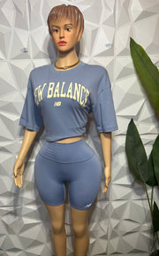 Crips blue biker set