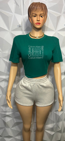 Jus u shorts set