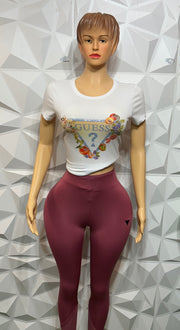 Raspberry leggings set