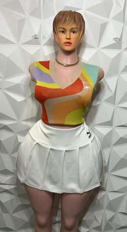 Multi coloured vest set