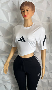 Black & white joggers