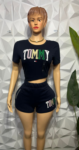 Cardi shorts set