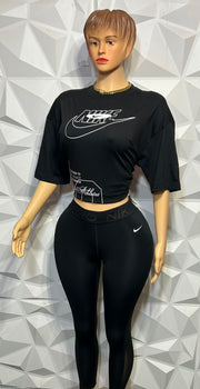 Paris leggings set (oversized top)