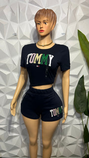 Cardi shorts set